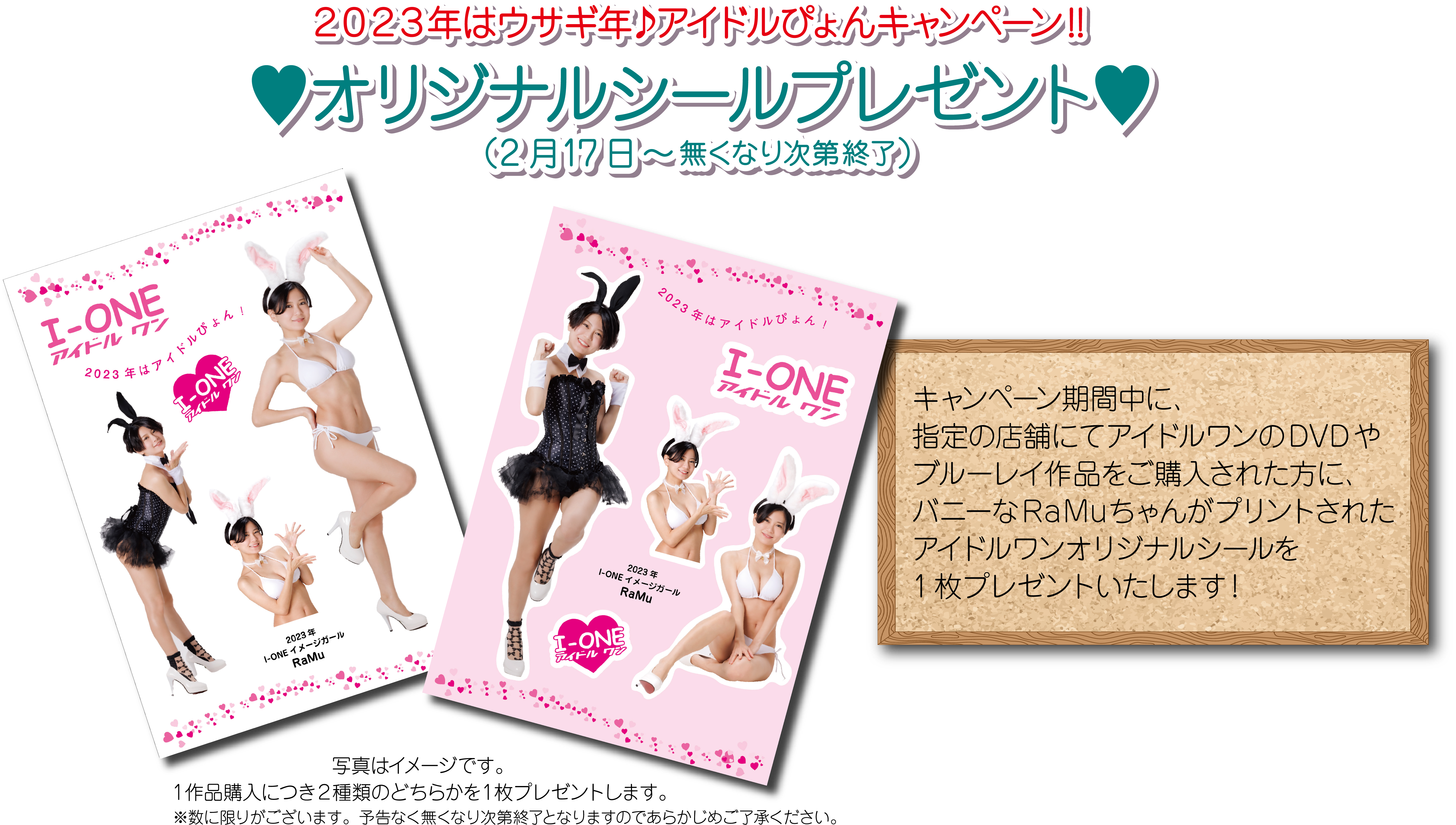 2023念はウサギ年 アイドルぴょんキャンペーン!!